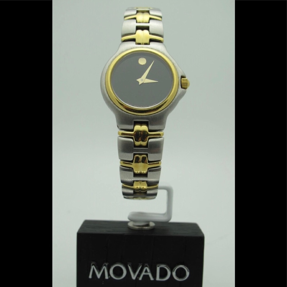 Movado ladies two tone watch